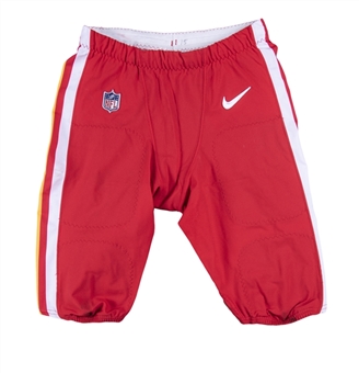 2019 Patrick Mahomes Game Used Kansas City Chiefs Road Pants Photo Matched To 10/17/2019 (Sports Investors Authentication)